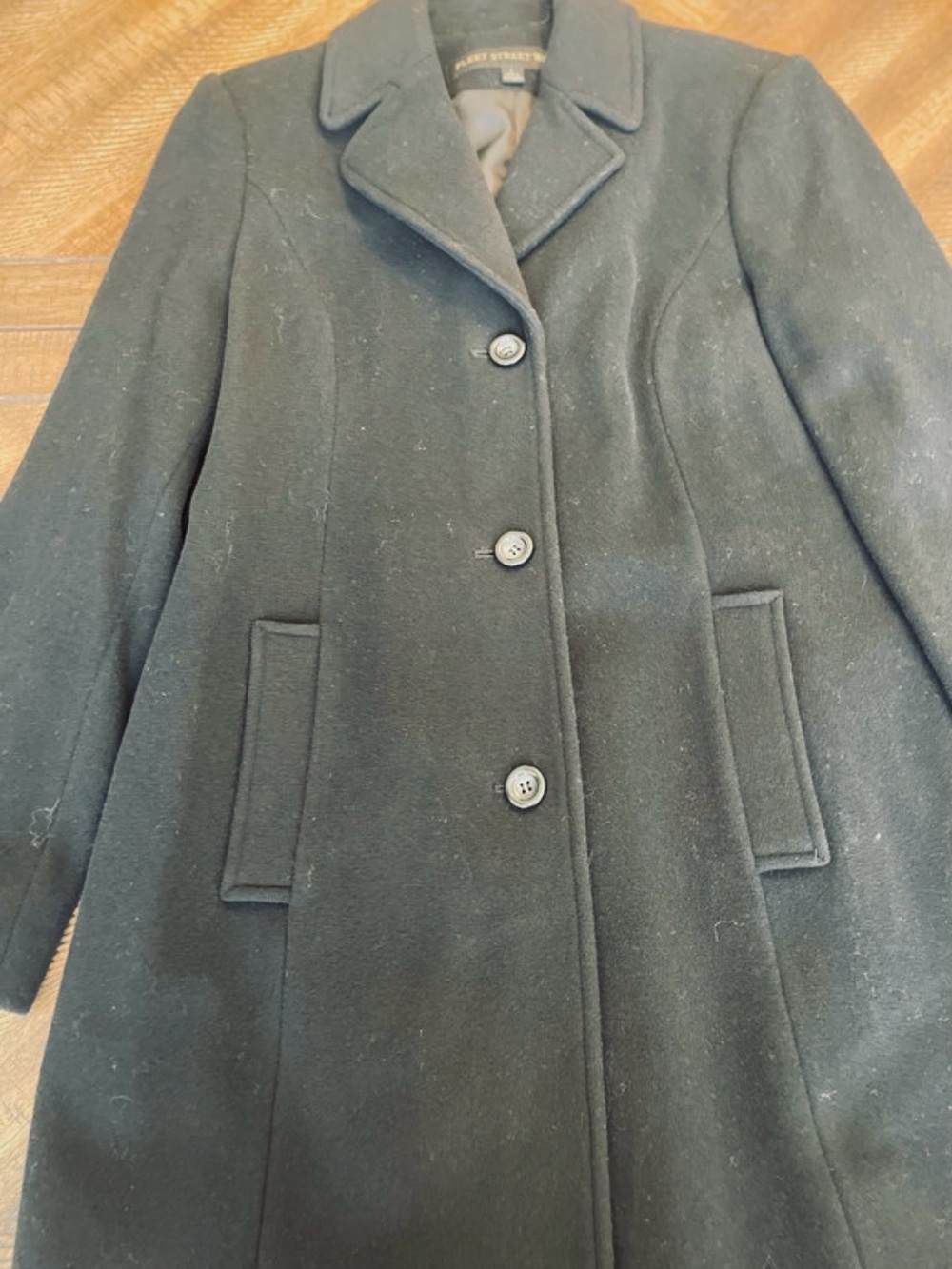 Classic Black Women’s Fleet Street Wool Coat